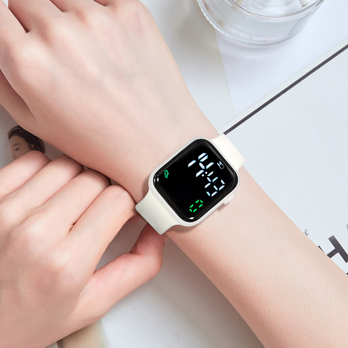 New 2PCS Student Minimalist Sm - Smartwatch Watches Girls 리뷰 및 가격