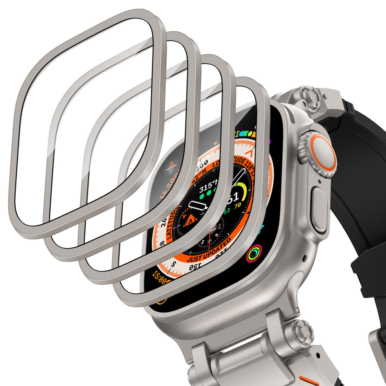 Aluminium Alloy Case+Tempered  - Smartwatch Watches Gift For Women 리뷰 및 가격