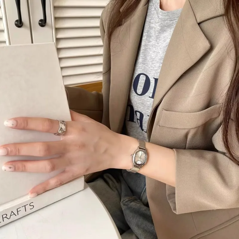 Small Oval Dial Green Watch Si - Minimalist Thin Watch 리뷰 및 가격