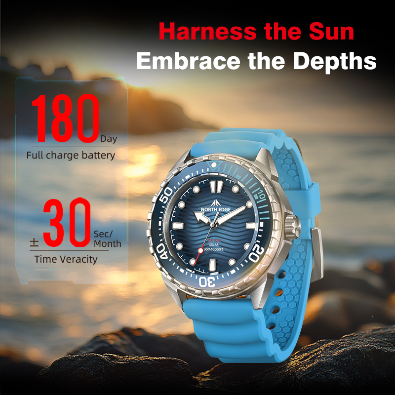 NORTH EDGE 2025 New TRITON Sol - Solar Powered Watch 리뷰 및 가격