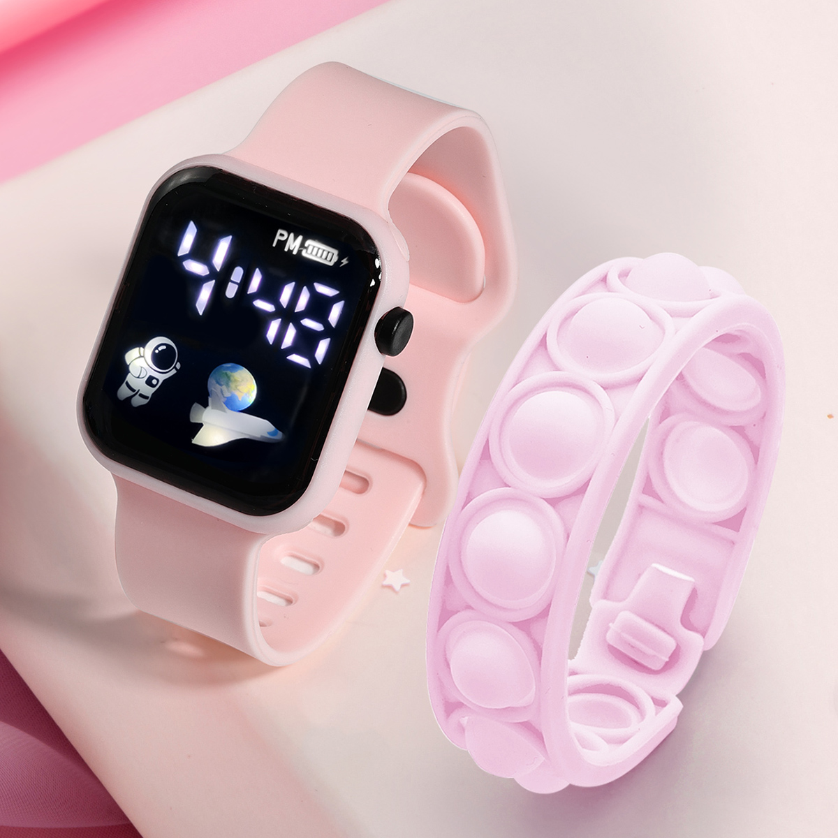 2PCS Children's Smart Watch Br - Smartwatch Watches Girls 리뷰 및 가격